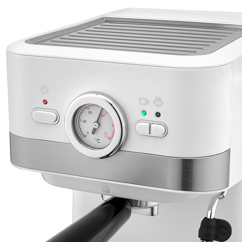 Espressor 20 bar 1050 W cu baghetă abur, filtru inox, Sencor S-SES1720WH