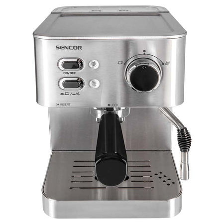 Espressor 15 bar inox cu funcție abur, rezervor 1,5 l Sencor S-SES4010SS