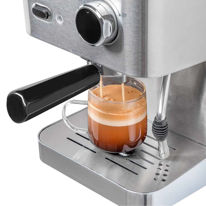 Espressor 15 bar inox cu funcție abur, rezervor 1,5 l Sencor S-SES4010SS