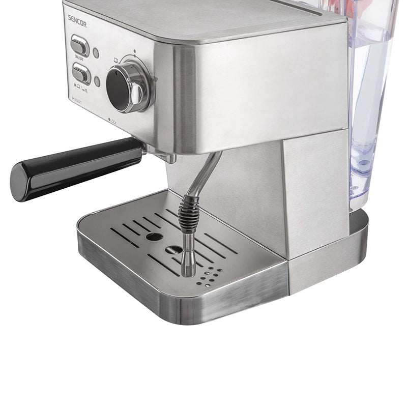 Espressor 15 bar inox cu funcție abur, rezervor 1,5 l Sencor S-SES4010SS