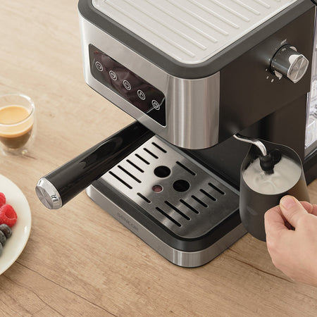 Espressor 20 bari 1050 W, panou digital, Sencor S-SES4020SS