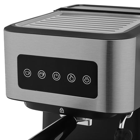 Espressor 20 bari 1050 W, panou digital, Sencor S-SES4020SS