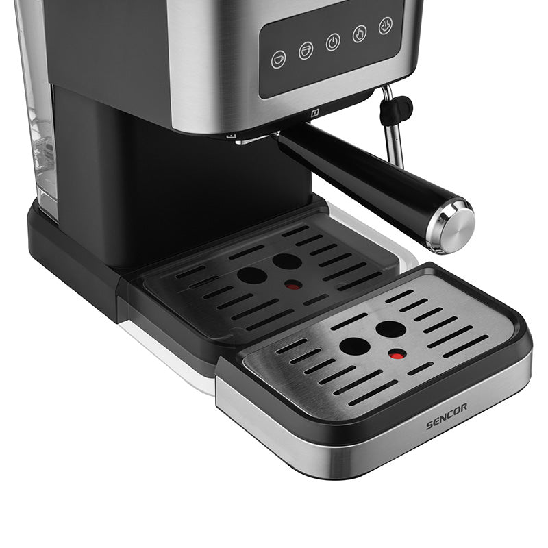 Espressor 20 bari 1050 W, panou digital, Sencor S-SES4020SS
