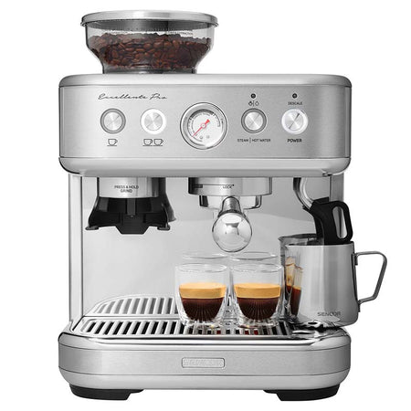 Espressor 15 bar cu râșniță, funcții automate, oțel inoxidabil Sencor S-SES6010SS