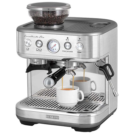 Espressor 15 bar cu râșniță, funcții automate, oțel inoxidabil Sencor S-SES6010SS