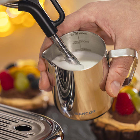 Espressor 15 bar cu râșniță, funcții automate, oțel inoxidabil Sencor S-SES6010SS