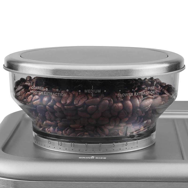 Espressor 15 bar cu râșniță, funcții automate, oțel inoxidabil Sencor S-SES6010SS