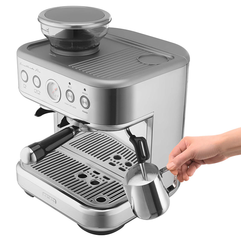 Espressor 15 bar cu râșniță, funcții automate, oțel inoxidabil Sencor S-SES6010SS