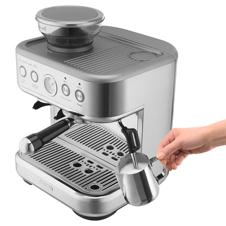 Espressor 15 bar cu râșniță, funcții automate, oțel inoxidabil Sencor S-SES6010SS