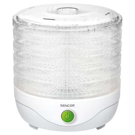 Deshidrator alimente 5 tăvi 250 W, 5 trepte, 20 dB, Sencor S-SFD750WH