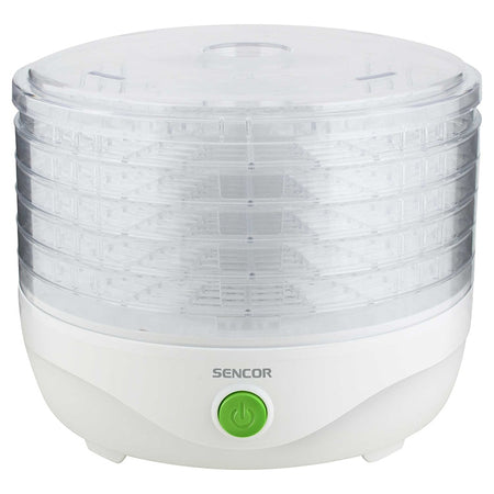 Deshidrator alimente 5 tăvi 250 W, 5 trepte, 20 dB, Sencor S-SFD750WH
