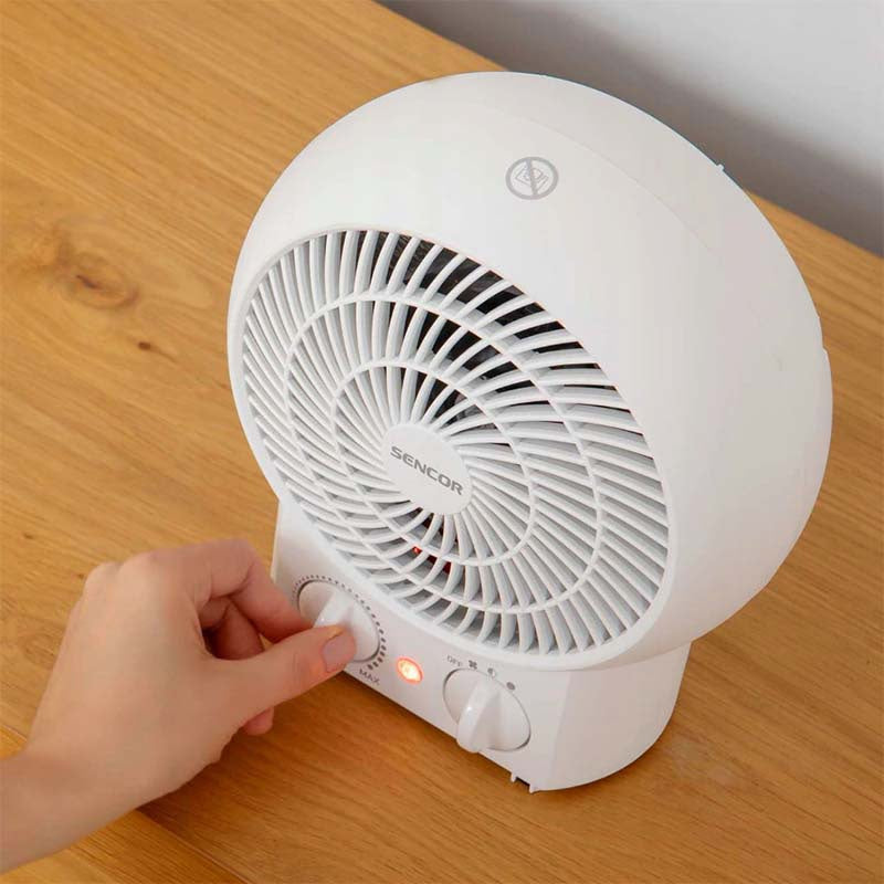 Aeroterma electrică 2000 W cu termostat reglabil Sencor