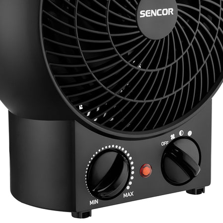 Aeroterma electrică 2000 W cu termostat reglabil Sencor