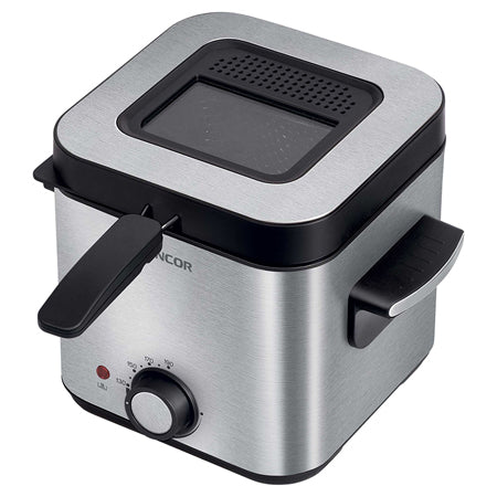 Friteuză electrică 1.5L, 900 W, control ajustabil, inox Sencor S-SFR6200SS