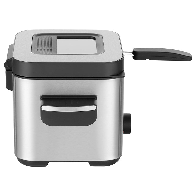 Friteuză electrică 1.5L, 900 W, control ajustabil, inox Sencor S-SFR6200SS