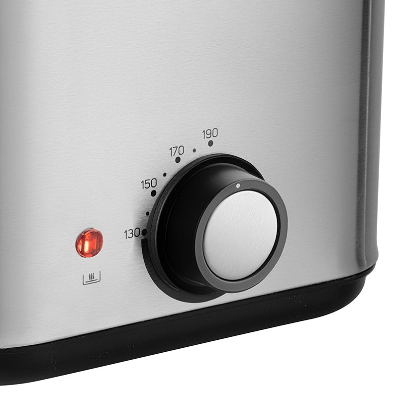 Friteuză electrică 1.5L, 900 W, control ajustabil, inox Sencor S-SFR6200SS