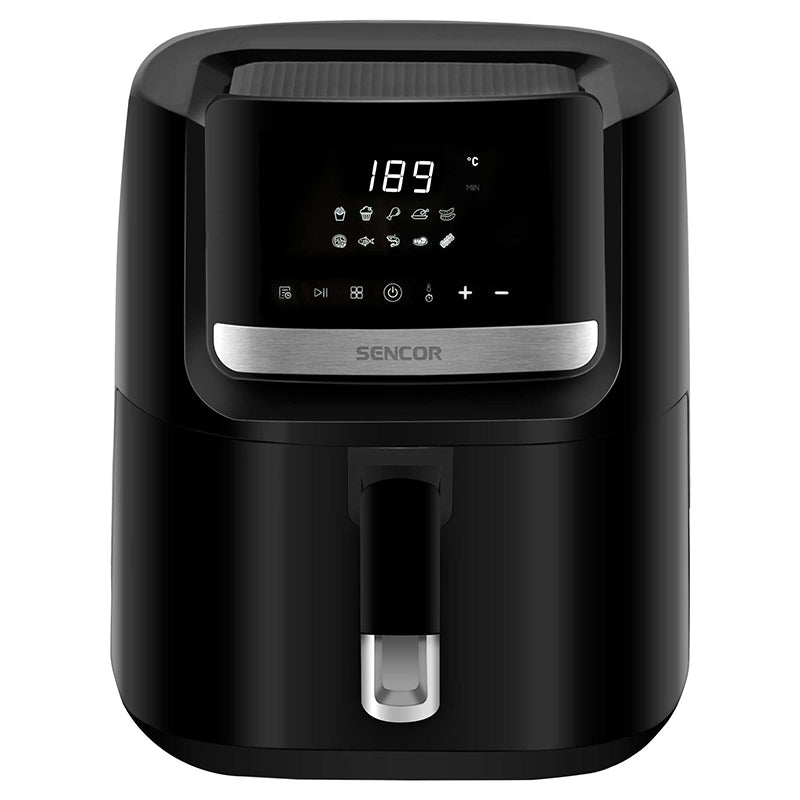 Friteuză digitală Airfryer 6.5 l 1600 W, negru, Sencor S-SFR6550BK