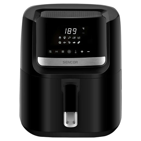 Friteuză digitală Airfryer 6.5 l 1600 W, negru, Sencor S-SFR6550BK