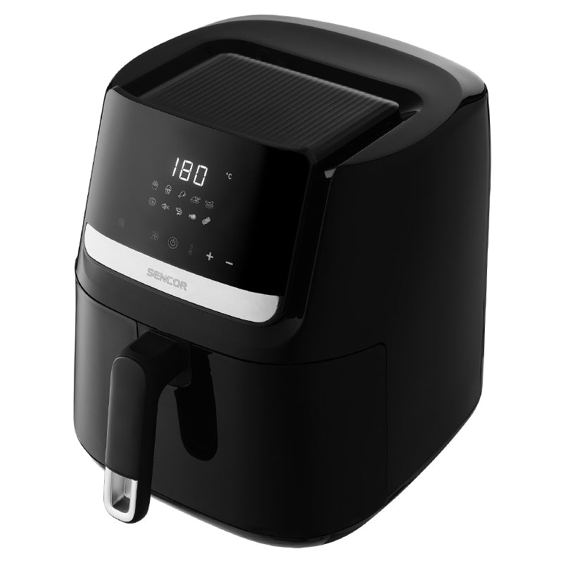 Friteuză digitală Airfryer 6.5 l 1600 W, negru, Sencor S-SFR6550BK