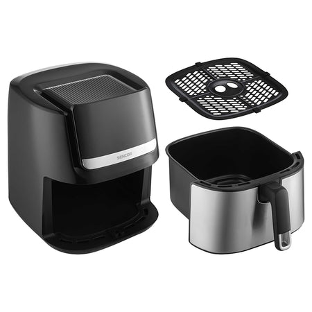 Friteuză smart digitală Airfryer 6.5 l, 1600 W, LED, Sencor S-SFR6600SS