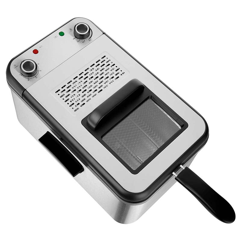 Friteuză 3,2L 2200 W cu termostat inox Sencor S-SFR7200SS