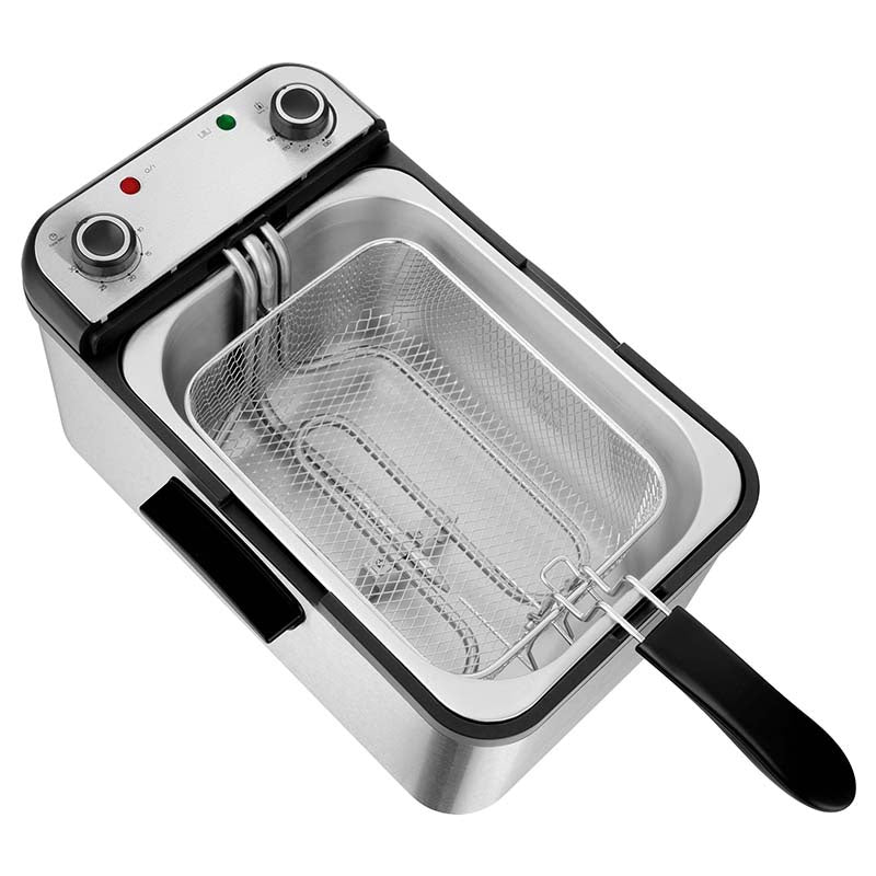 Friteuză 3,2L 2200 W cu termostat inox Sencor S-SFR7200SS