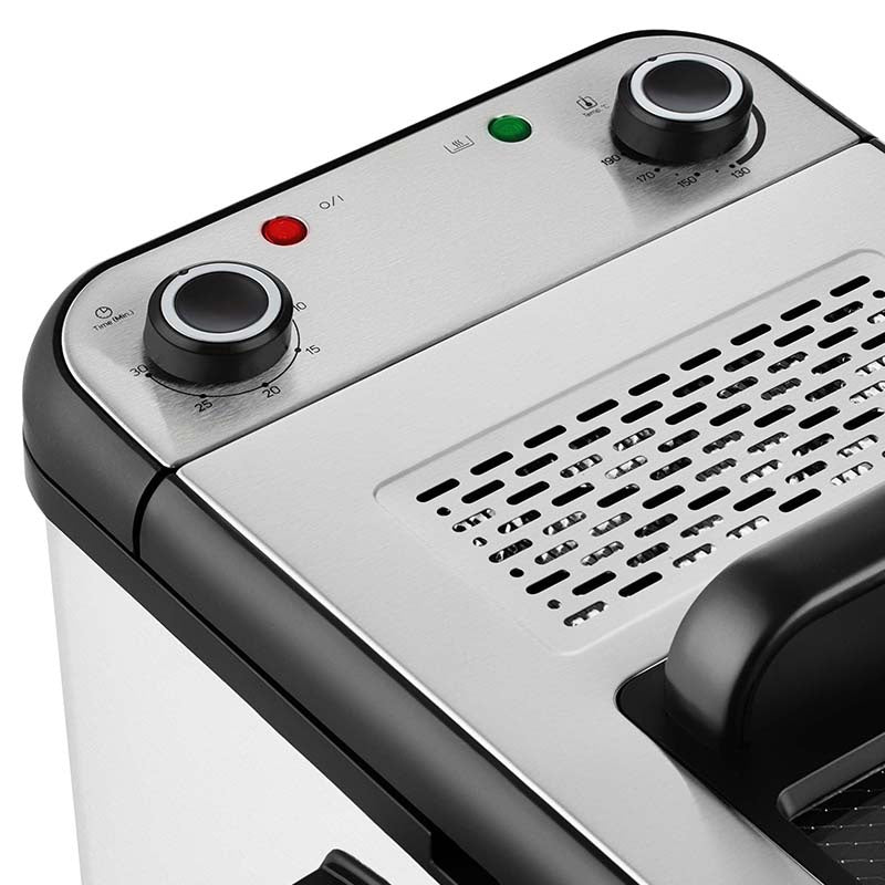 Friteuză 3,2L 2200 W cu termostat inox Sencor S-SFR7200SS