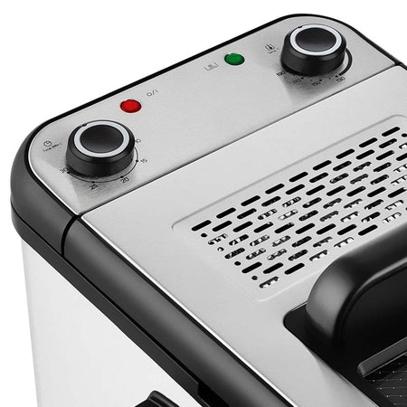 Friteuză 3,2L 2200 W cu termostat inox Sencor S-SFR7200SS