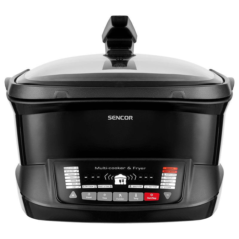 Multicooker 18 funcții bol 4,8 l, antiaderent, afișaj LED, Sencor S-SFR9300BK