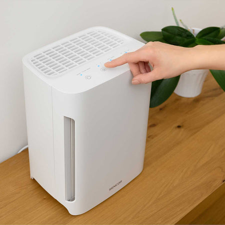 Purificator aer cu filtru HEPA 13, UV, pentru 15 m² Sencor S-SHA6400WH-E