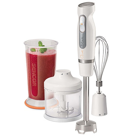 Blender de mână cu 2 viteze și motor de 800 W cu accesorii Sencor