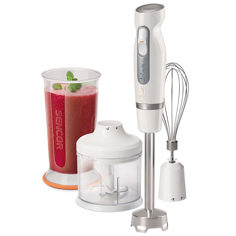 Blender de mână cu 2 viteze și motor de 800 W cu accesorii Sencor