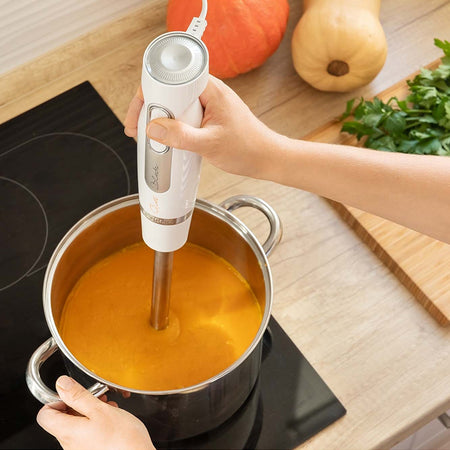 Blender de mână cu 2 viteze și motor de 800 W cu accesorii Sencor