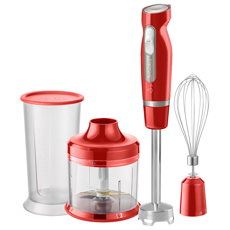 Set blender de mână cu 1000 W și accesorii, Sencor