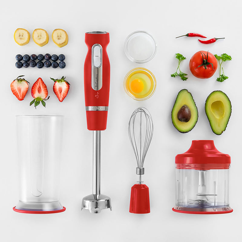 Set blender de mână cu 1000 W și accesorii, Sencor
