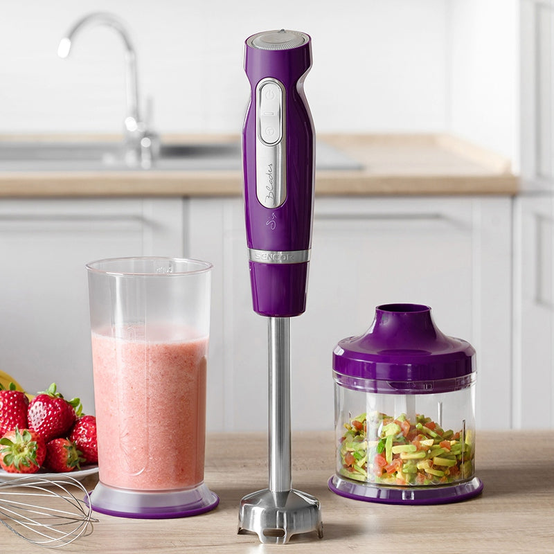 Set blender de mână cu 1000 W și accesorii, Sencor