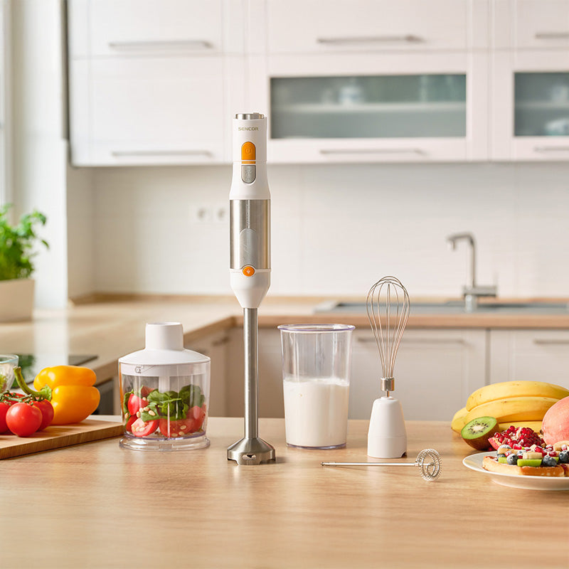 Blender de mână multifuncțional 5 în 1 cu 1200 W Sencor