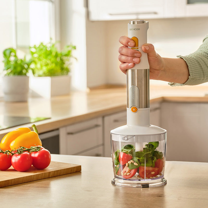 Blender de mână multifuncțional 5 în 1 cu 1200 W Sencor