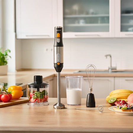 Blender de mână multifuncțional 5 în 1 cu 1200 W Sencor