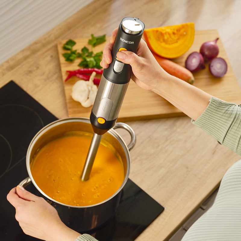 Blender de mână multifuncțional 5 în 1 cu 1200 W Sencor