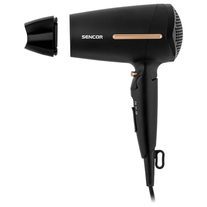 Uscător de păr cu ionizare, mâner pliabil, 1600 W, Sencor S-SHD0045BK