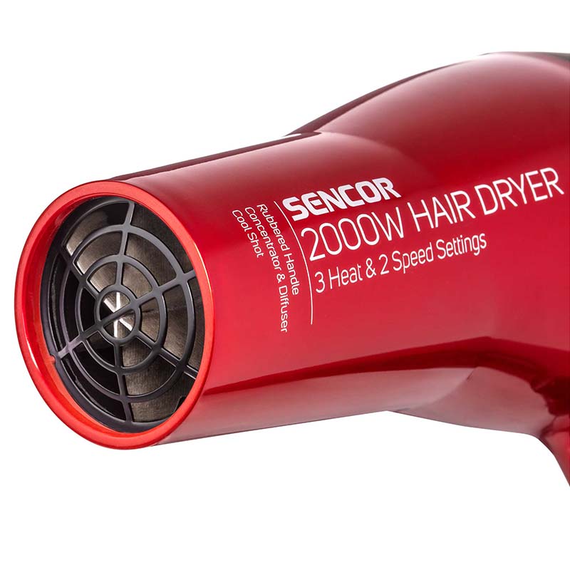 Uscător de păr 2000 W cu difuzor și buton aer rece Sencor
