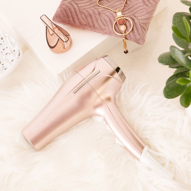 Uscător de păr cu ionizare și 2300 W, funcție Cool Shot, Sencor S-SHD6800RG