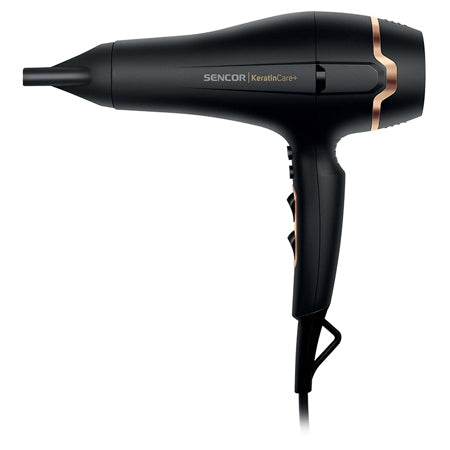 Uscător de păr 2400 W cu 3 accesorii, funcție ionizare, Sencor S-SHD8275BK
