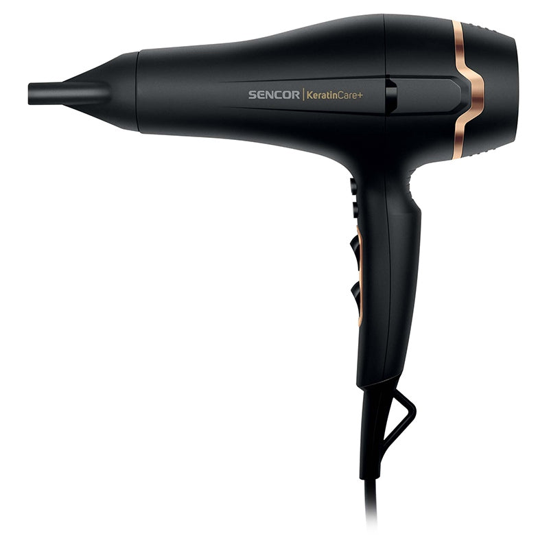 Uscător de păr 2400 W cu 3 accesorii, funcție ionizare, Sencor S-SHD8275BK