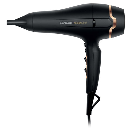 Uscător de păr 2400 W cu 3 accesorii, funcție ionizare, Sencor S-SHD8275BK