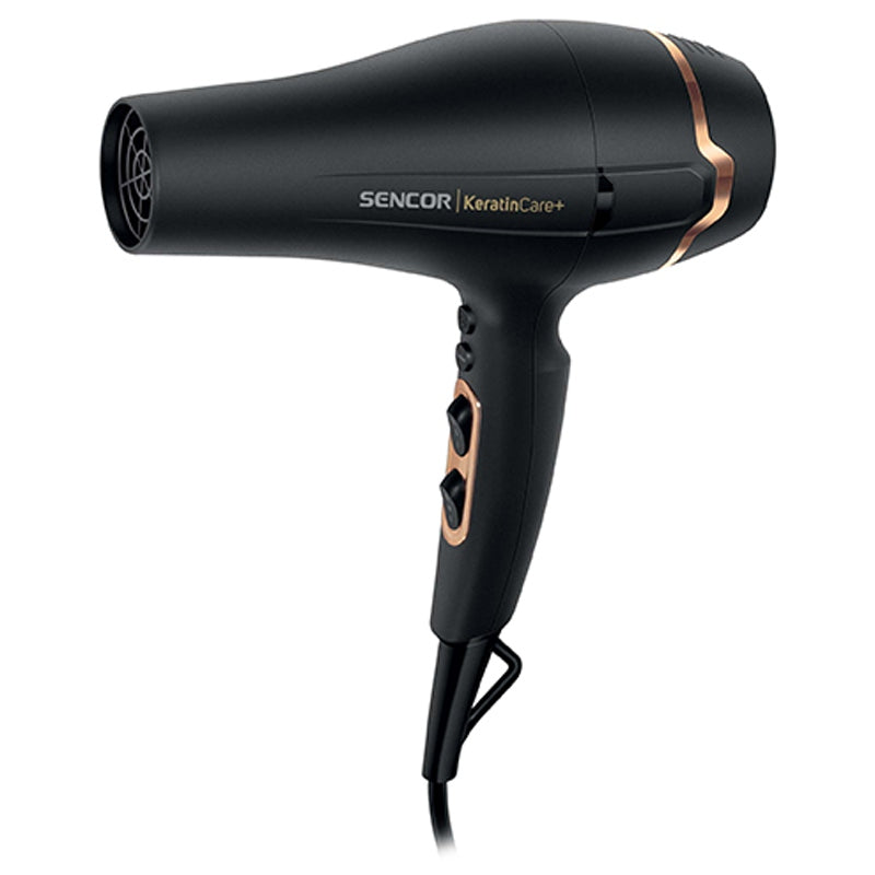 Uscător de păr 2400 W cu 3 accesorii, funcție ionizare, Sencor S-SHD8275BK