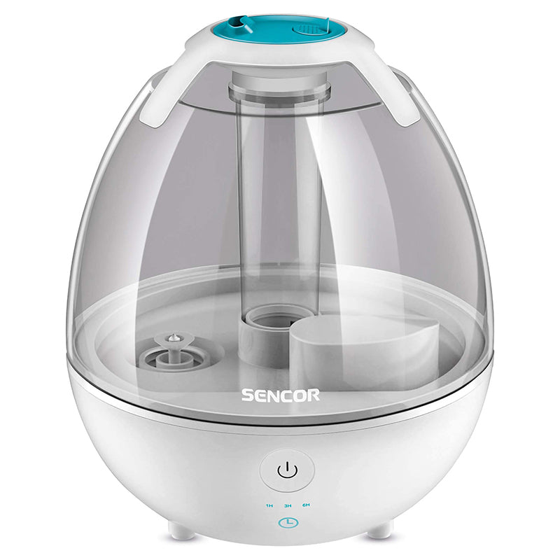 Umidificator cu ultrasunete și aromaterapie, alb, lumină de noapte Sencor S-SHF950WH