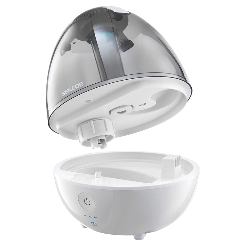Umidificator cu ultrasunete și aromaterapie, alb, lumină de noapte Sencor S-SHF950WH