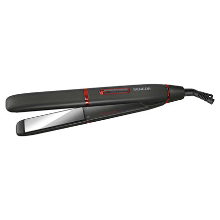 Placă de păr titan, design subțire, ionizare, cablu rotativ Sencor S-SHI1100BK